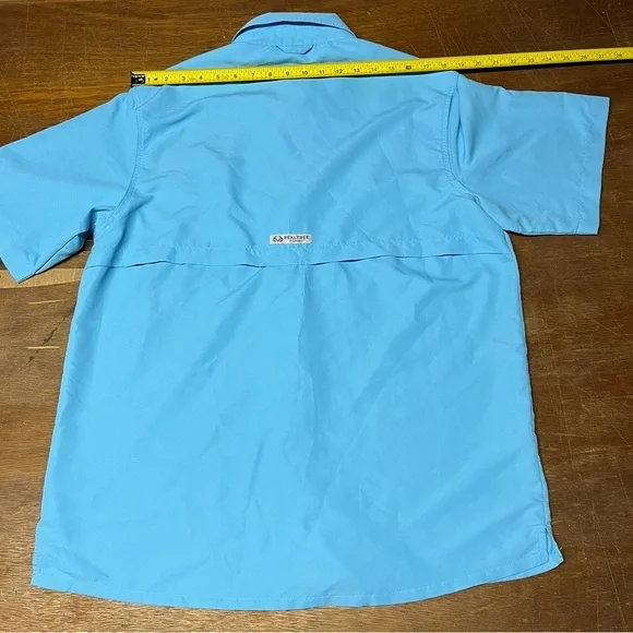 Realtree Fishing Shirt - Light Weight - Light Stain On Front - Blue - Size Med - Picture 5 of 5